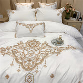 Luxury European Egyptian Cotton Embroidered Bedding Set | Yedwo Home